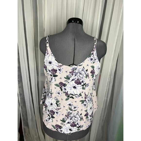 Torrid FLORAL TANK TOP purple - Picture 4 of 9